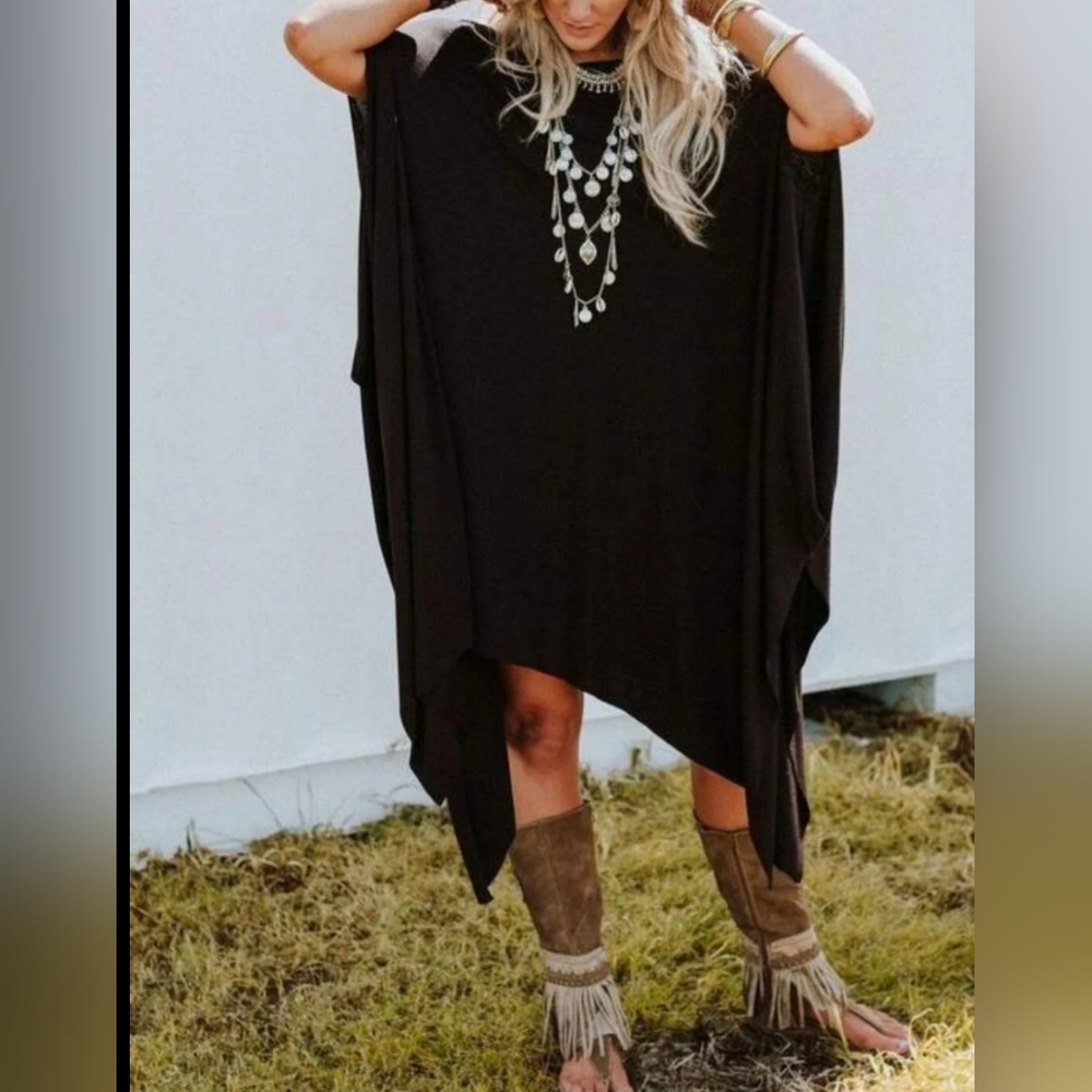 The Wren Tunic- Black